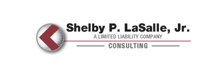 Logo for Shelby P. LaSalle, Jr., LLC Consulting — a professional consulting firm icon/brand badge on white background.