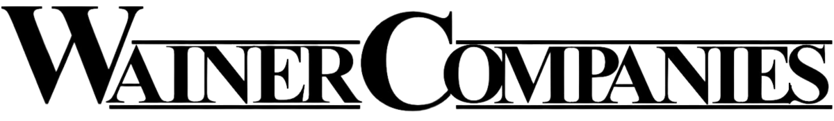 Logo reading 'Wainer Companies' in bold serif type with black-and-white gradient shading.